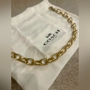 Coach Signature Link Chain Strap
